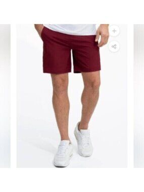 NWT Swet Tailor Men's Red Active Lined Short Size Large